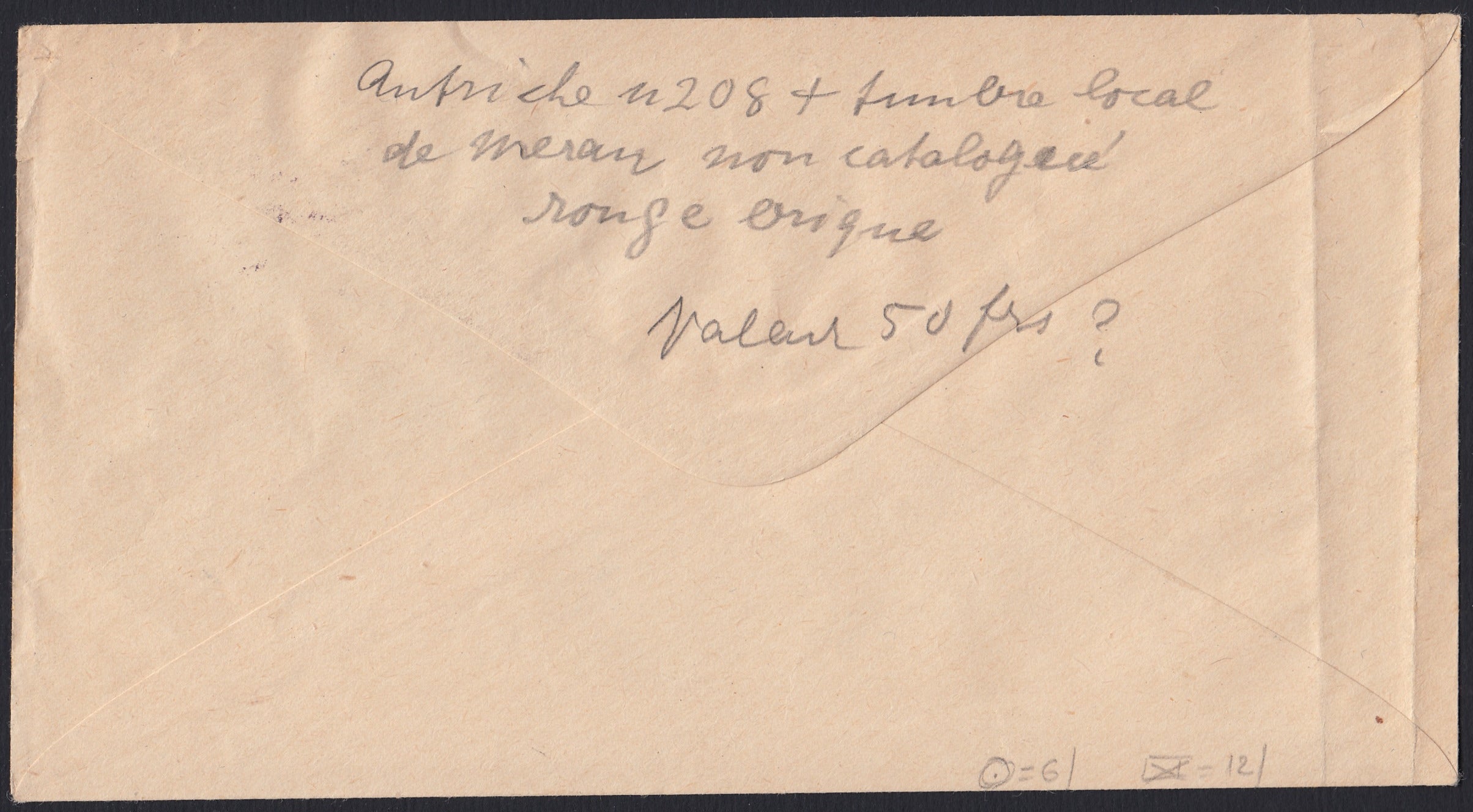 T129 - 1918 - Letter sent from Alglund to the city stamped with 10 brick red heller + Austrian supplement, (8).