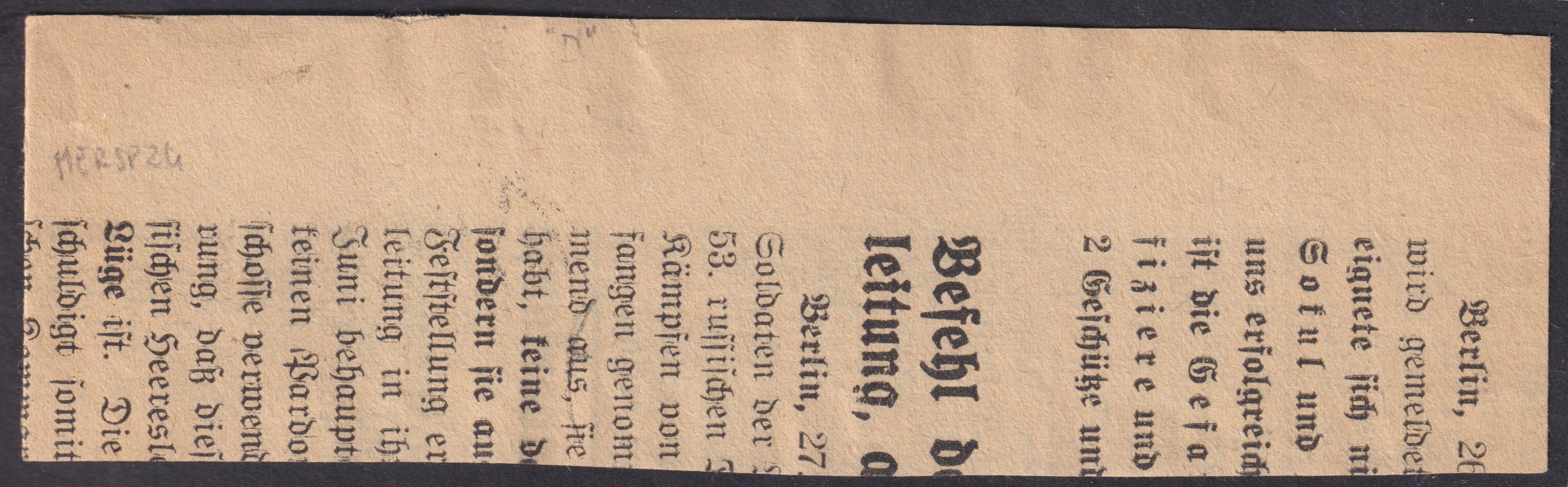 MERSP24 -1918 - Fascetta affrancata con 2 heller rosa I emissione con floreale 2c. Rosso bruno (1, 69).