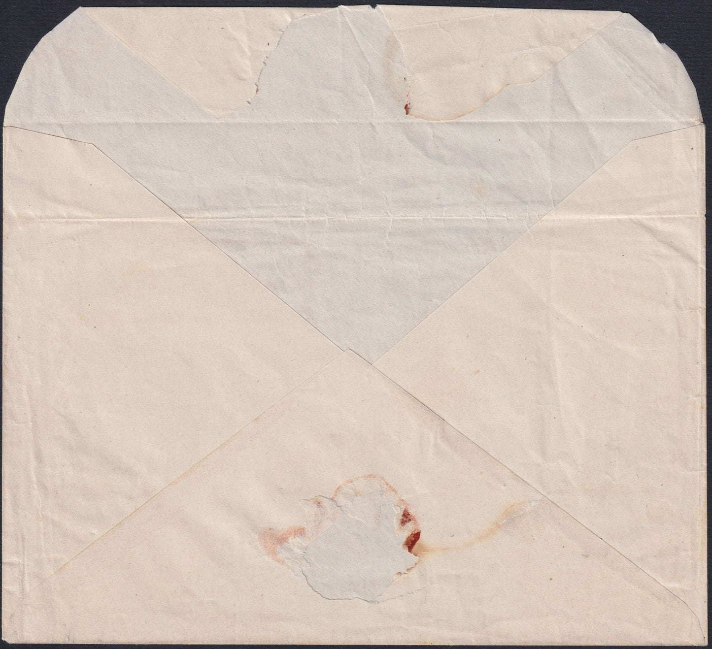 BA23-152 1856 - Letter sent from Forlì to Pesaro 13/8/56 franked with 4 light brown baj (5).