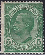 1862 - Effigy of Vittorio Emanuele II facing right, c. 80 dark orange yellow comb-pierced, used (4b)