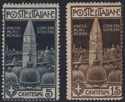RN186 -1912 - Campanile serie completa di due valori nuova con gomma integra (97/98).