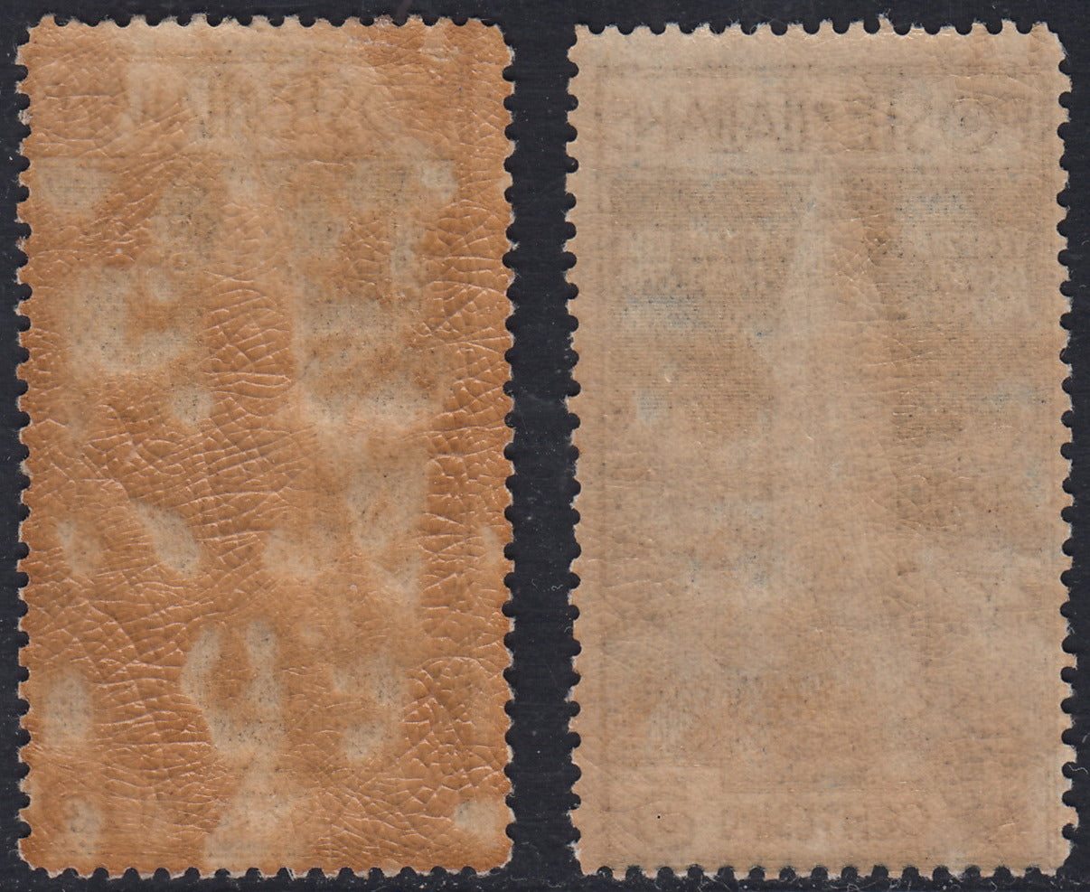 RN186 -1912 - Campanile complete set of two new values ​​with intact rubber (97/98). 