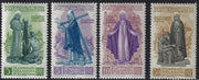 Rep25a - 1948 - 6° centenario della morte di Santa Caterina da Siena, serie completa di Posta Ordinaria + Posta Aerea nuova gomma integra (574/577 + A146/A147).