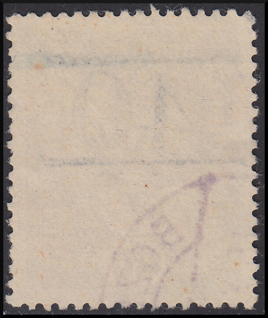 BZ20 - 1918/19 - Trentino Alto Adige, ufficio di Bolzano 3, francobollo d'Austria da 40 heller oliva con soprastampa "T + cifra di corpo più grande tra due righe", usato (BZ3/7)
