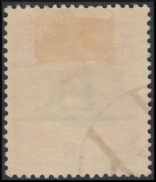 BZ20 - 1918/19 - Trentino Alto Adige, ufficio di Bolzano 3, francobollo d'Austria da 1 korona cerminio su carta gialla con soprastampa "T + cifra di corpo più grande tra due righe", usato (BZ3/9)