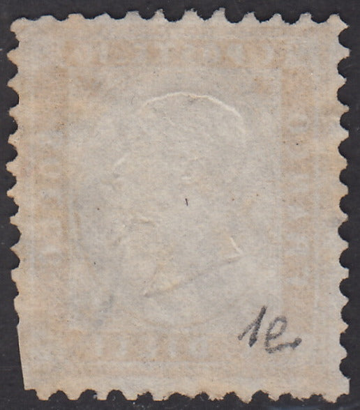 PV1968 - 1862 - Perforated issue, c. 10 used olive bistro (1e).