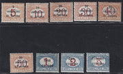 F26_118 - 1919 - Segnatasse di Regno, serie completa di nove valori nuova con gomma originale (1/9)