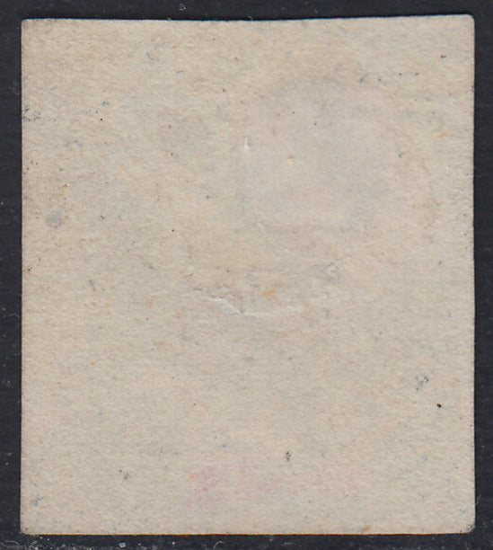 SIC351 - 1859 - 10 grana azzurro cupo carta di Napoli nuovo senza gomma. (12).