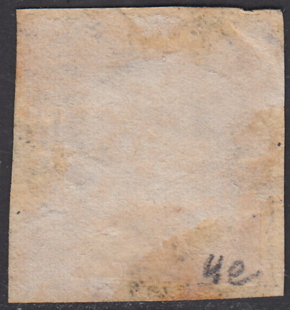 1859 - 1 brown olive grain II table paper of Naples new with original gum (4b) 