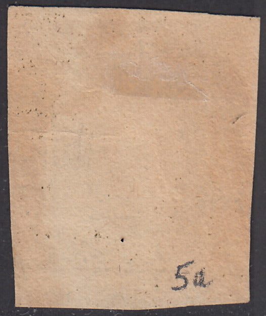 1859 - 1 brown olive grain II table paper of Naples new with original gum (4b) 