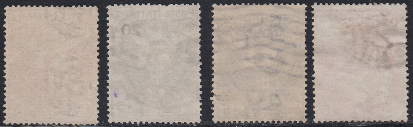 RN183 - 1911 - Fiftieth anniversary of the unification of Italy complete set of four values, new intact rubber (92/95). 