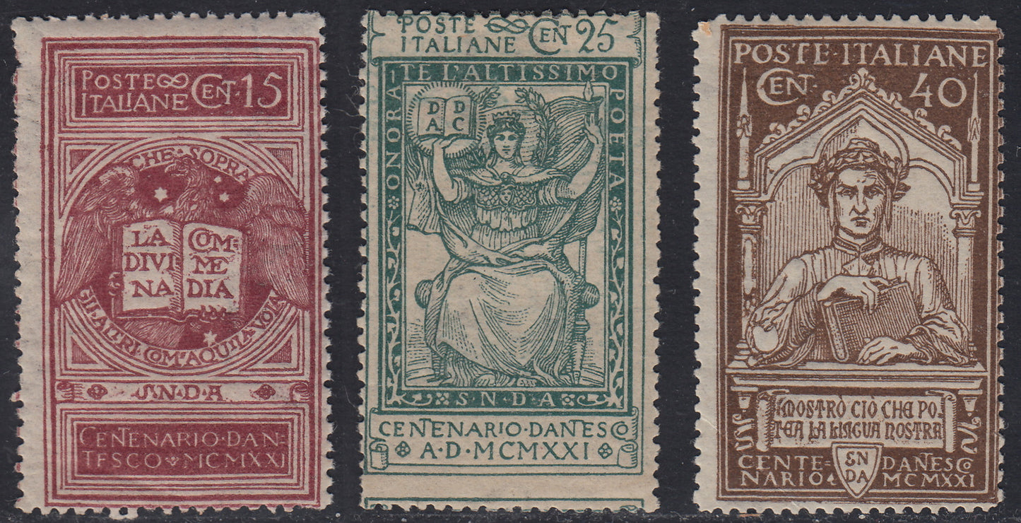 RN183 - 1911 - Fiftieth anniversary of the unification of Italy complete set of four values, new intact rubber (92/95). 