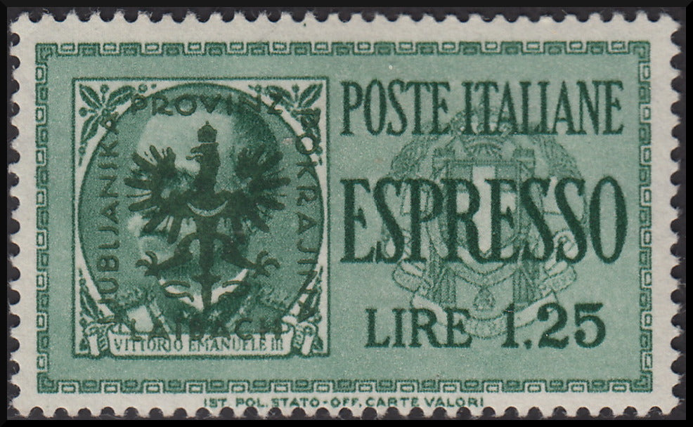1944 - Lotto di Posta Aerea (1/7), Espressi (1) e Segnatasse (1/9), serie complete linguellate F30_163 -