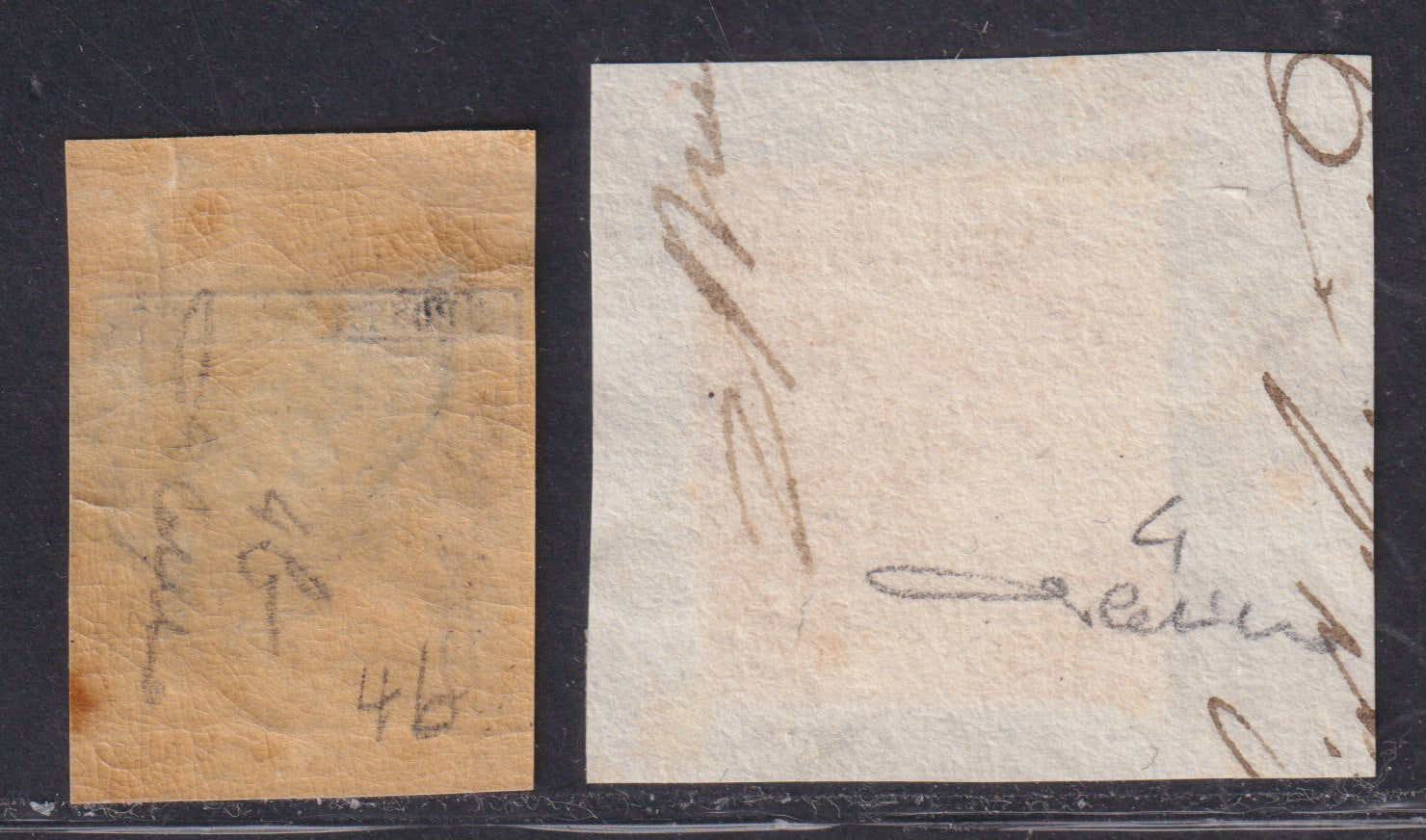 1852 - Duchy of Modena issue with dot after the figure, c. 10 new pink rubber intact (9)