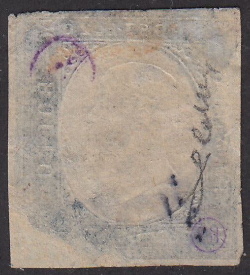 1853 - II issue c. 40 light pink used with TURIN postmark, no hidden defects. (6).