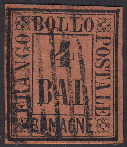 1859 - 1 brown gray baj used with grid cancellation (2)