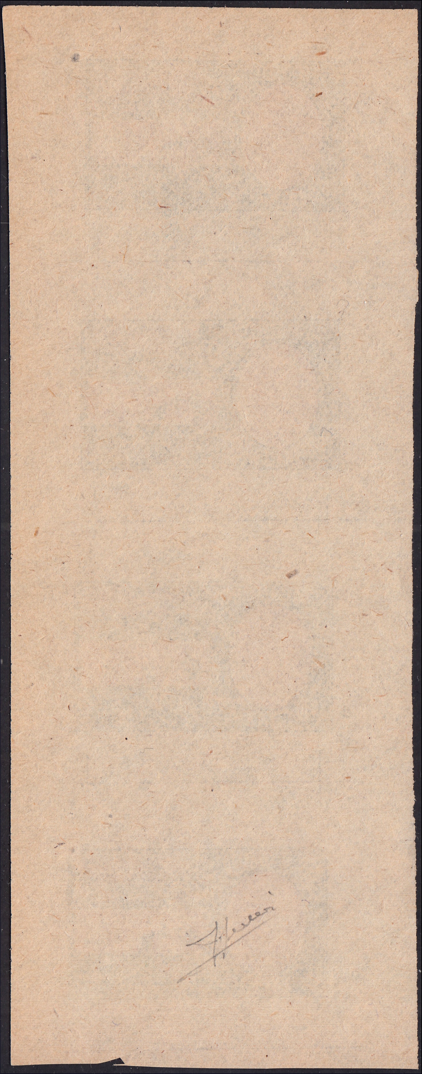 PP1064 - 1922 - L. 1.20 light blue and red, proof sheet on greyish paper and without watermark, (E8, proof).