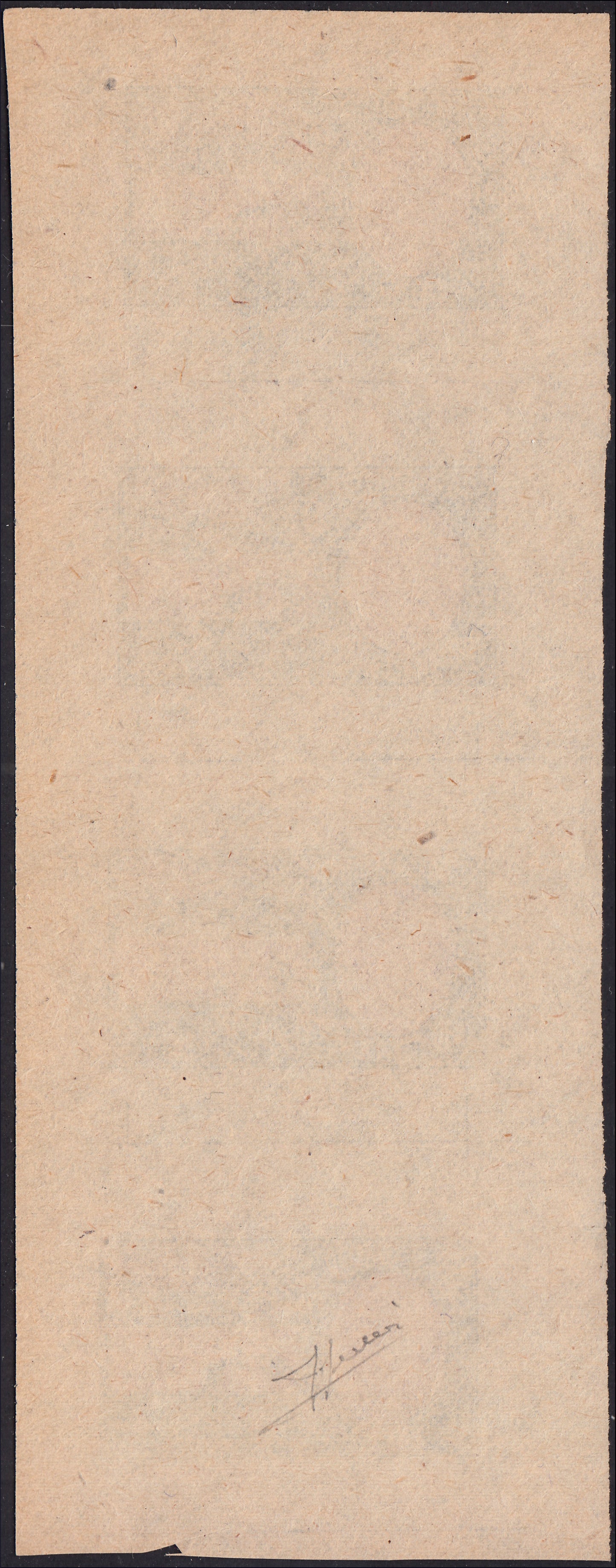 PP1056 - 1922 - L. 1.20 light blue and red, proof sheet on greyish paper and without watermark, (E8, proof).