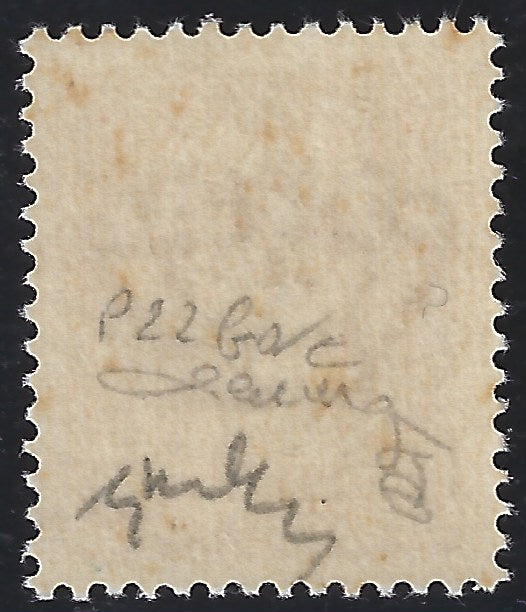 F6-185 - 1944 - Imperiale L. 2 carmine with "m" type overprint in red strongly shifted to the left, new with intact rubber. (P22bac).