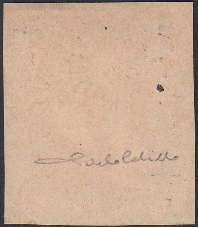 PP767 - 1921 - Colonia Libia, serie Pittorica, prova di conio del c. 10 nero e rosa rappresentante la Dea dell'Abbondanza (Diana Efesina), (P24)