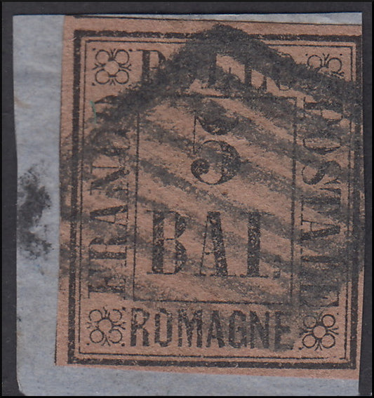 1859 - 1 brown gray baj used with grid cancellation (2)