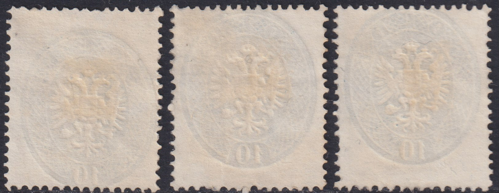 1863 - Lombardo Veneto, IV issue s.15 dark brown, used (40a)