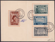 FF221 - 1946 - Corpo Polacco, prima emissione usata su cartoncino commemorativo (1/4)