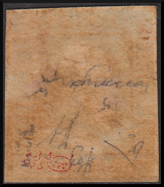 FF48 - 1859 - 20 grana ardesia scuro carta di Napoli nuovo con gomma originale (13c)