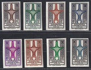 Fez26 - 1949 - French occupation of Fezzan and Ghadames, series issued for Ghadamesh, ordinary mail + undamaged new airmail (41/48 + A5/6). 