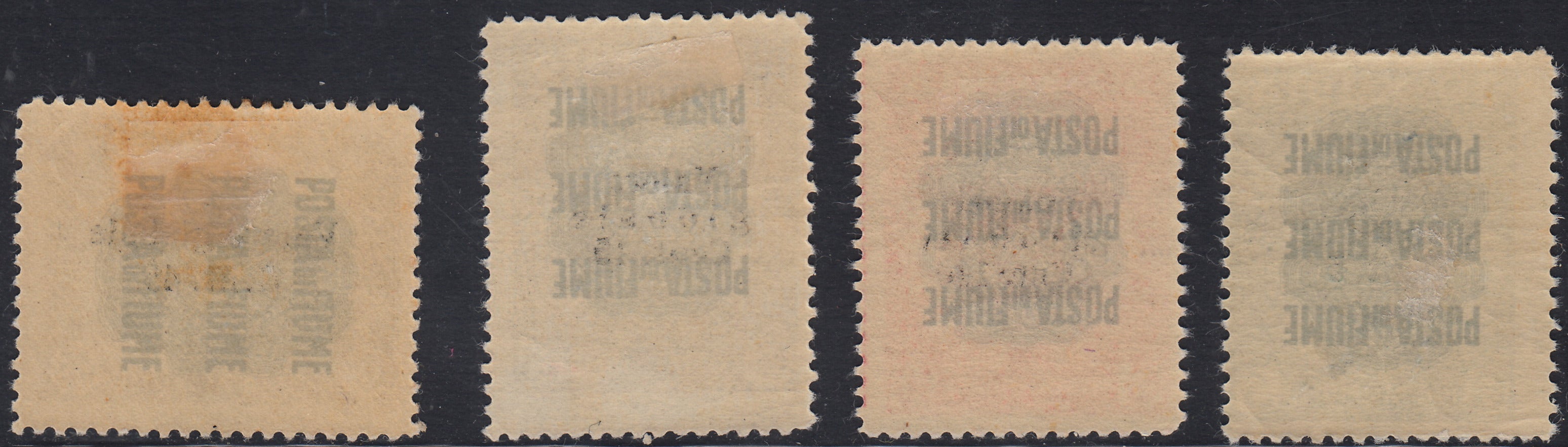 Fiume297 - 1920 - Valore Globale III serie nuova gomma originale (99/I+100/I+101/I+112)