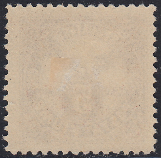 Fiume341 - Tax postage stamps, Eagle, lithographic print series of the two new values ​​with original gum (13, 14).