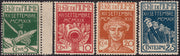 Fiume42 - 1920 - Legionari di Fiume, serie completa di 4 valori nuovi con gomma originale (127/130)