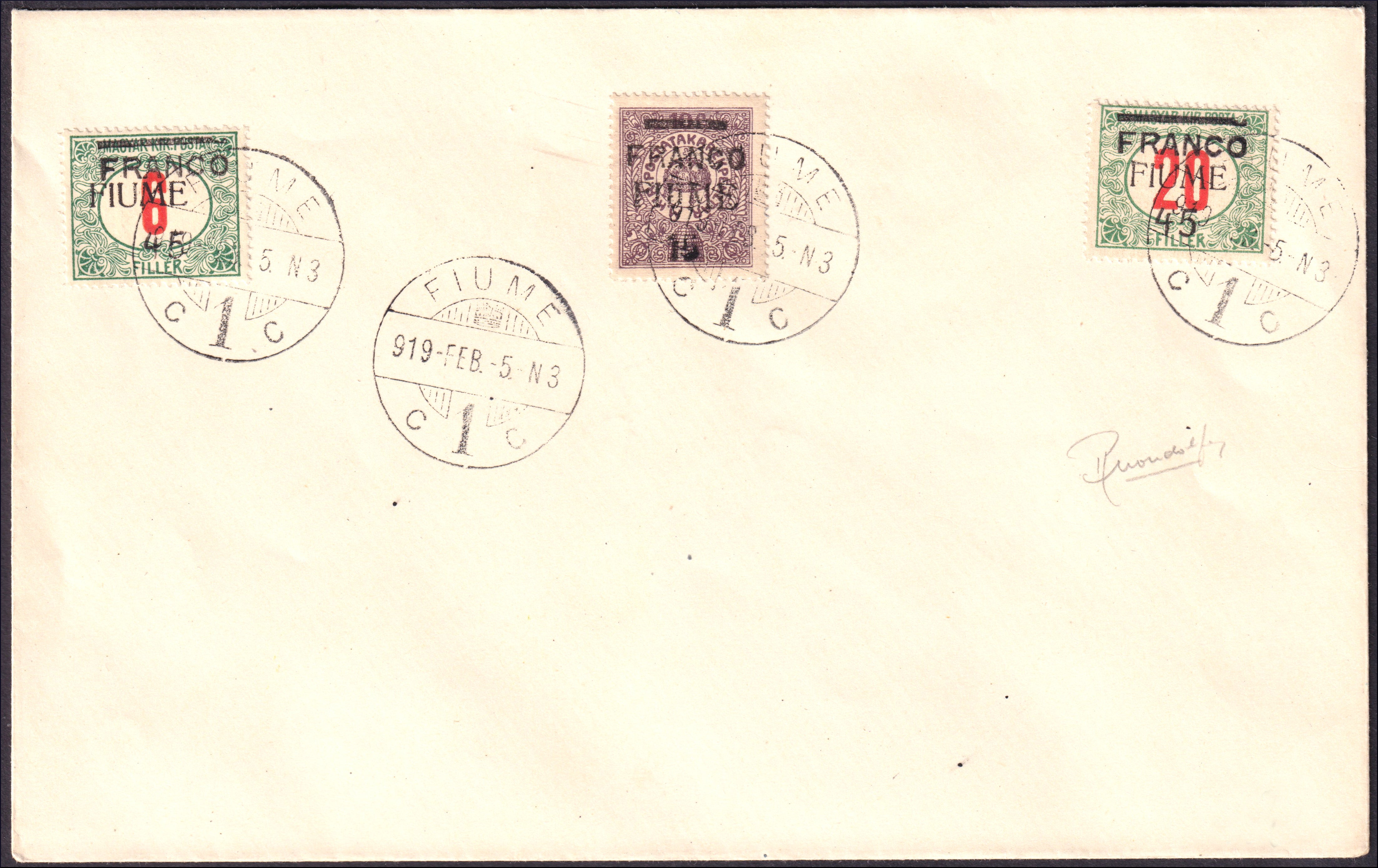 STORIA POSTALE - Fiume