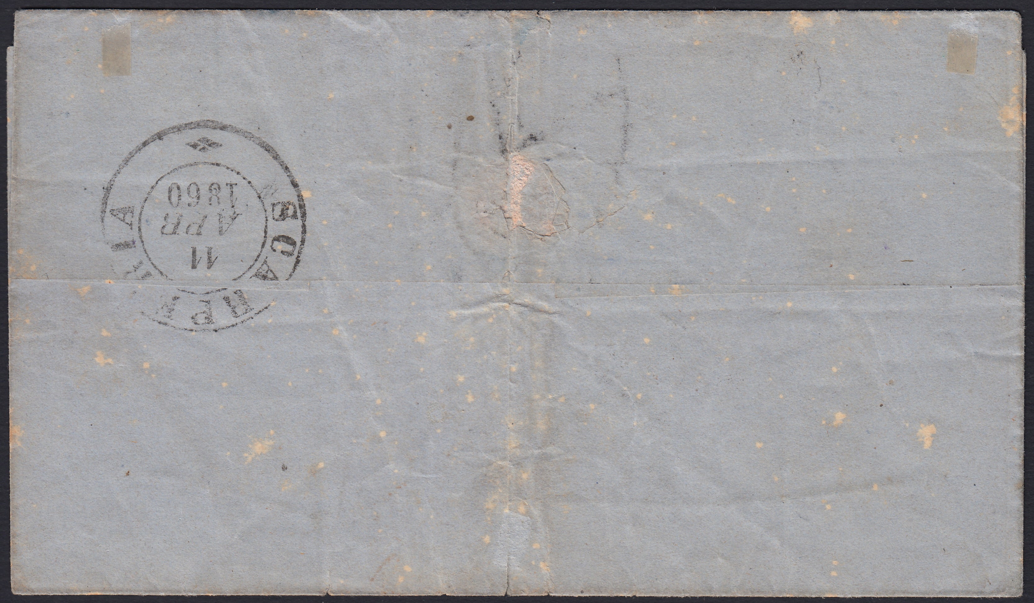 IV issue c. 10 dark chocolate brown I table pair used (14Ce)
