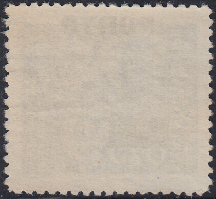 LS25 - 1946 - Segnatasse soprastampate con cifre sottili, 1L. su 25c. grigio oliva soprastampa fortemente spostata in alto nuovo senza gomma (14Bda)