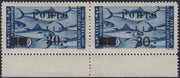 Bilingual issue, fish from the previous issue overprinted, cpl series. of 2 new copies (61, 62)