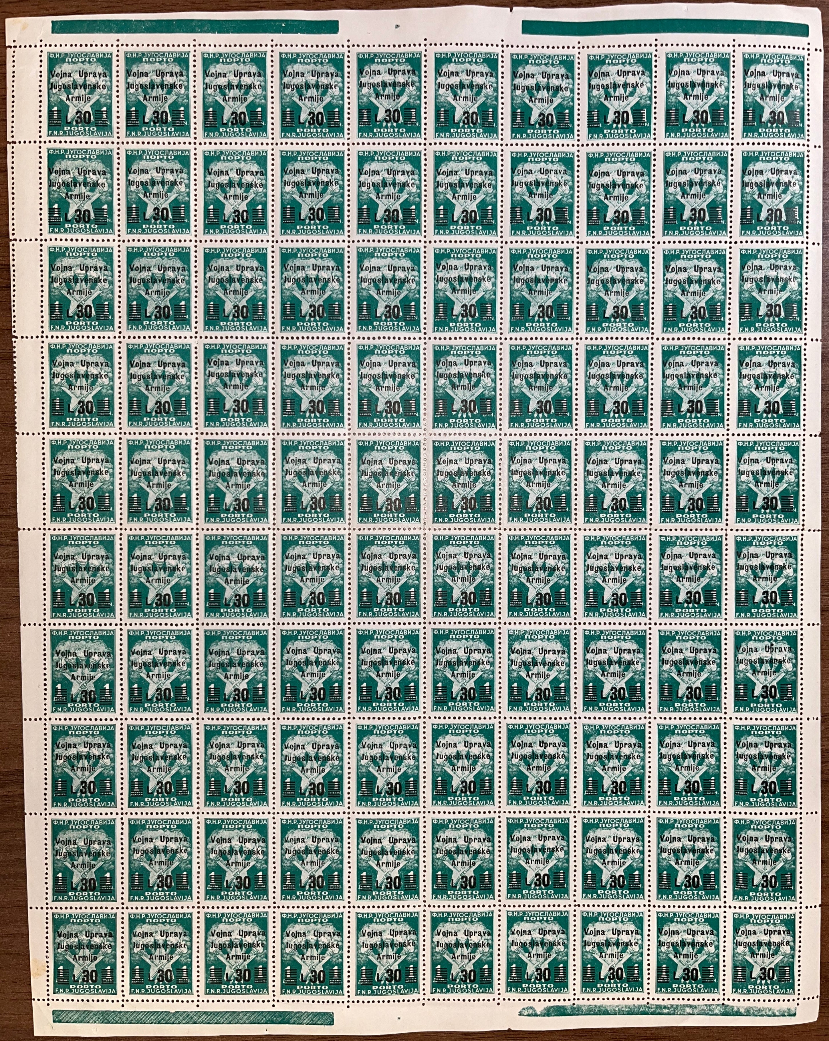 EUROPA - Area Italiana - Fogli Interi - Occupazioni