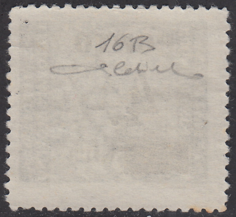 LS3 - 1946 - Segnatasse soprastampate con cifre sottili, 4L. su 25c. grigio oliva nuovo gomma integra (16B)