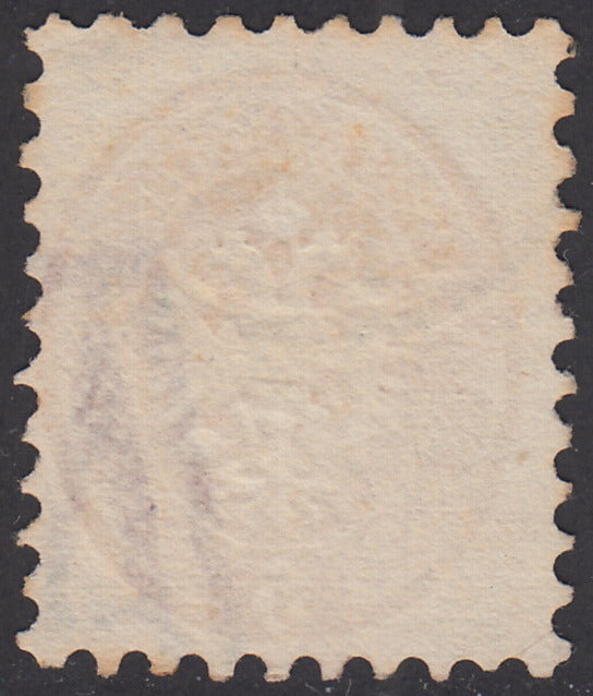 LV129 - 1864 - V emissione s. 5 rosa dentellatura 9 1/2 usato PADOVA (43)