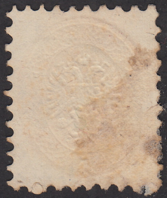 LV133 - 1864 - V emissione s. 5 rosa dentellatura 9 1/2 usato CASTELFRANCO (43)