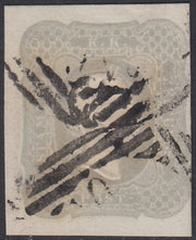 I issue, c. 5 ocher yellow with reversed counterprint, used (13)
