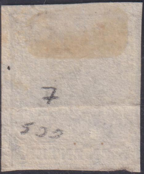 1858 - Franqueo adeudado para periódicos, 4 kr. Rojo opaco usado en restos de periódico (4)