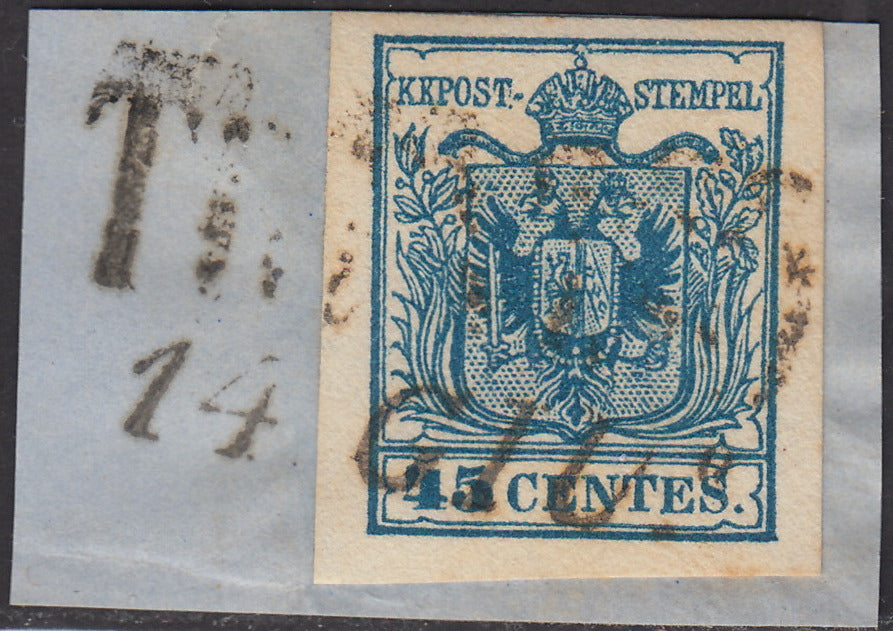I issue, c. 5 ocher yellow with reversed counterprint, used (13)