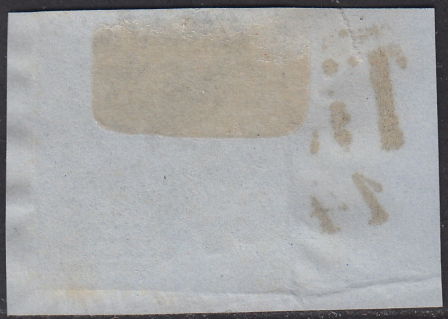 I issue, c. 5 ocher yellow with reversed counterprint, used (13)