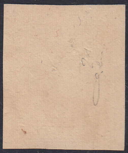 I issue, c. 5 ocher yellow with reversed counterprint, used (13)