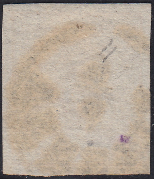 1858 - Postage due for newspapers, 4 kr. Dull red used on newspaper scrap (4)