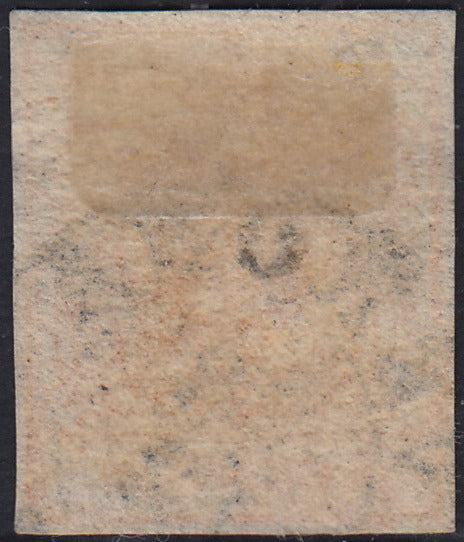 1858 - Postage due for newspapers, 4 kr. Dull red used on newspaper scrap (4)