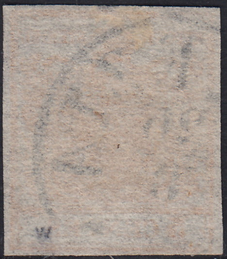 1858 - Postage due for newspapers, 4 kr. Dull red used on newspaper scrap (4)