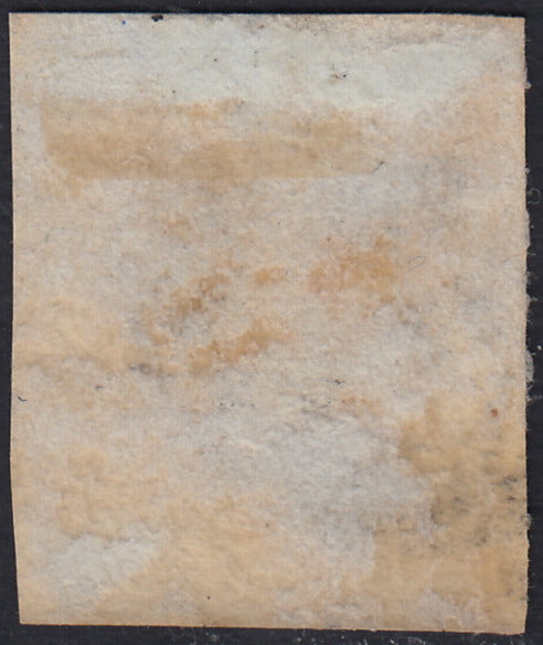 1858 - Postage due for newspapers, 4 kr. Dull red used on newspaper scrap (4)