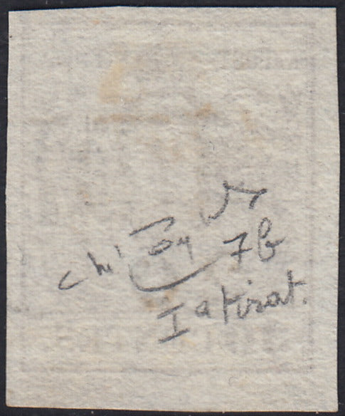 LV358 - 1850 - I emissione c. 30 bruno I tipo usato Udine (7b)